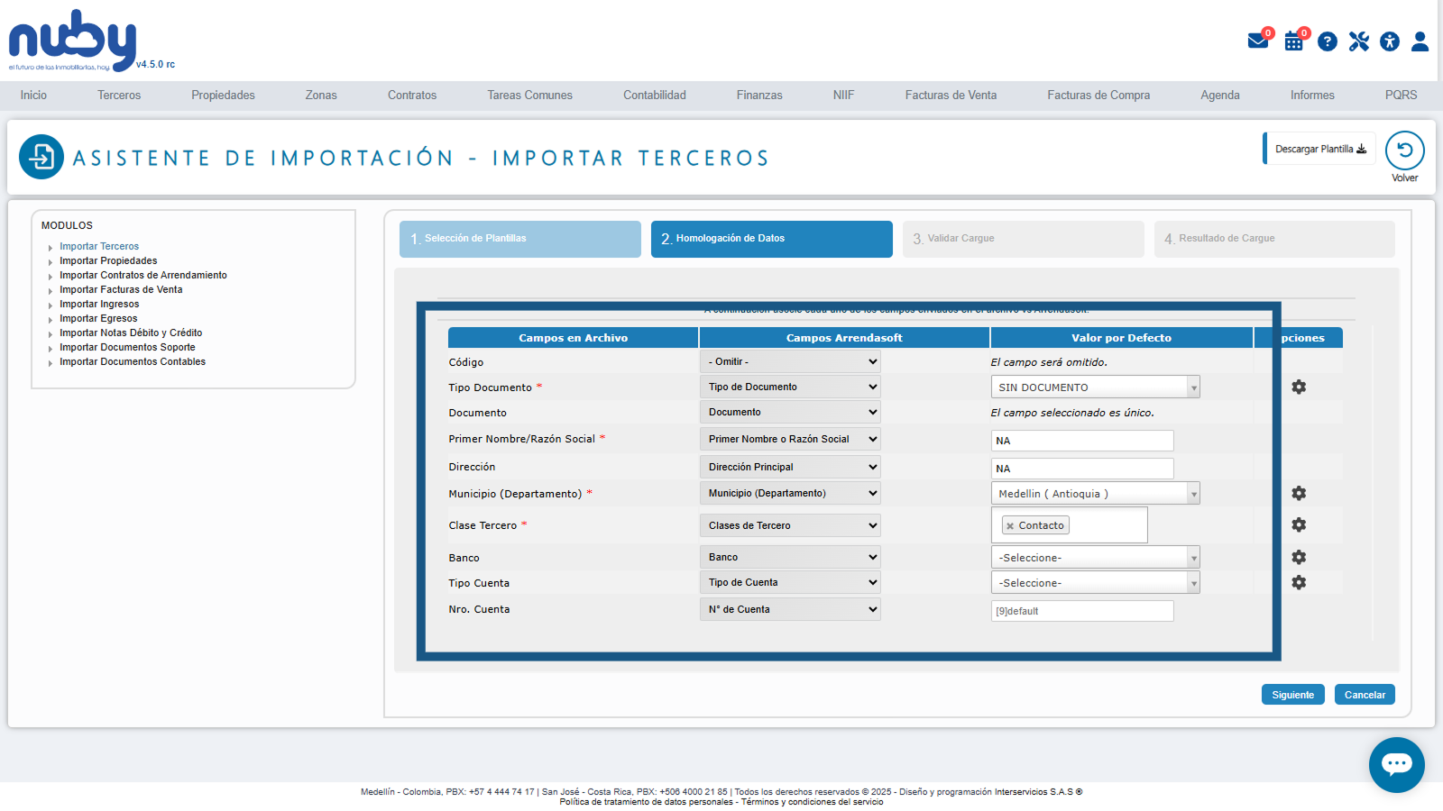 Configuración Recomendada