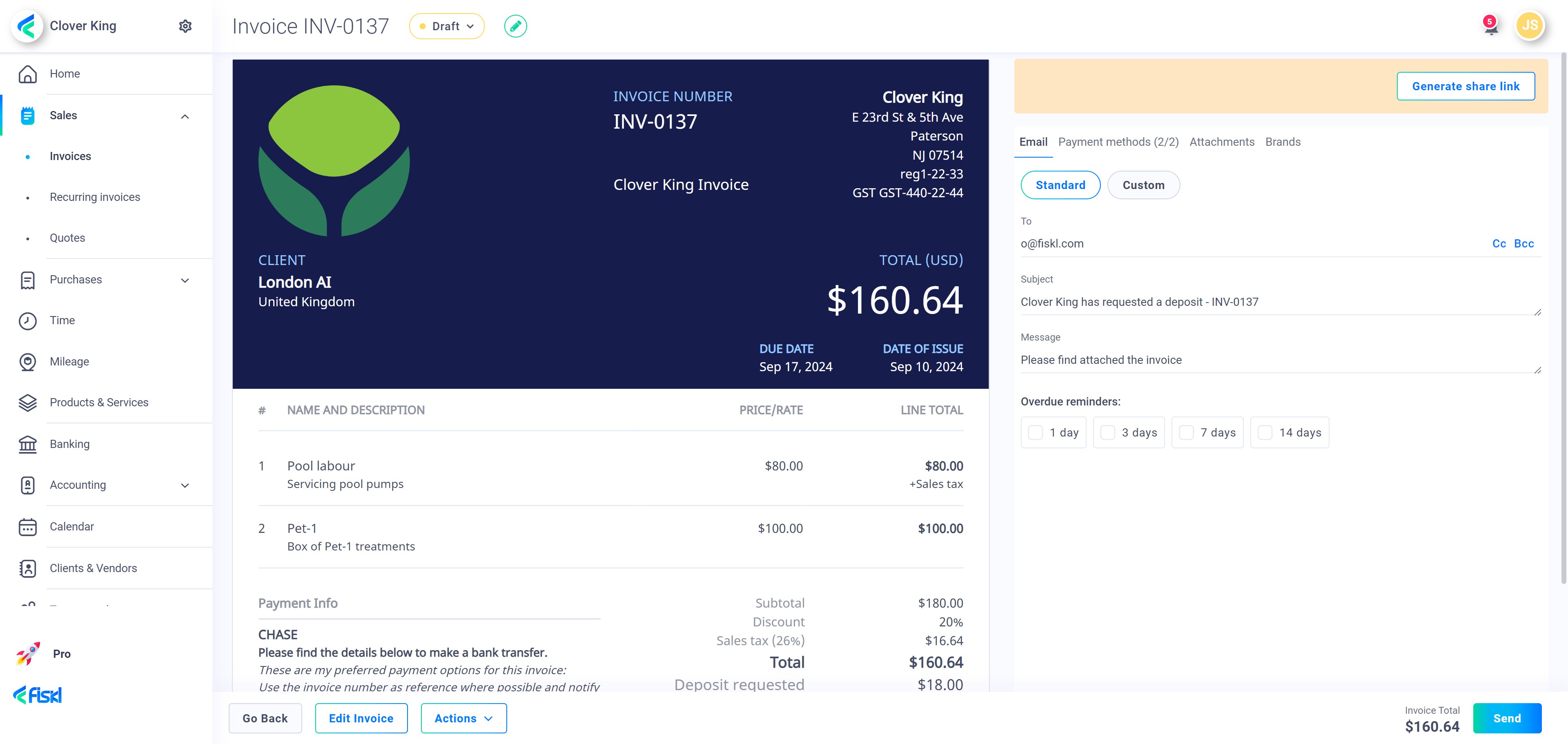 Invoice Basics | Fiskl Help
