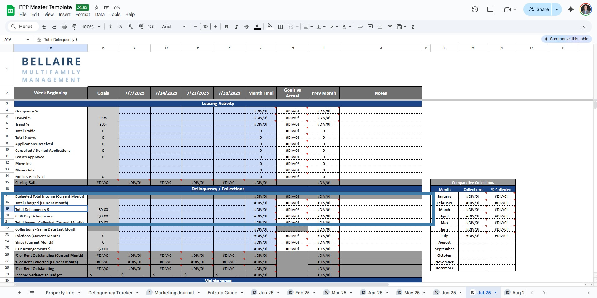Total Delinquency fields