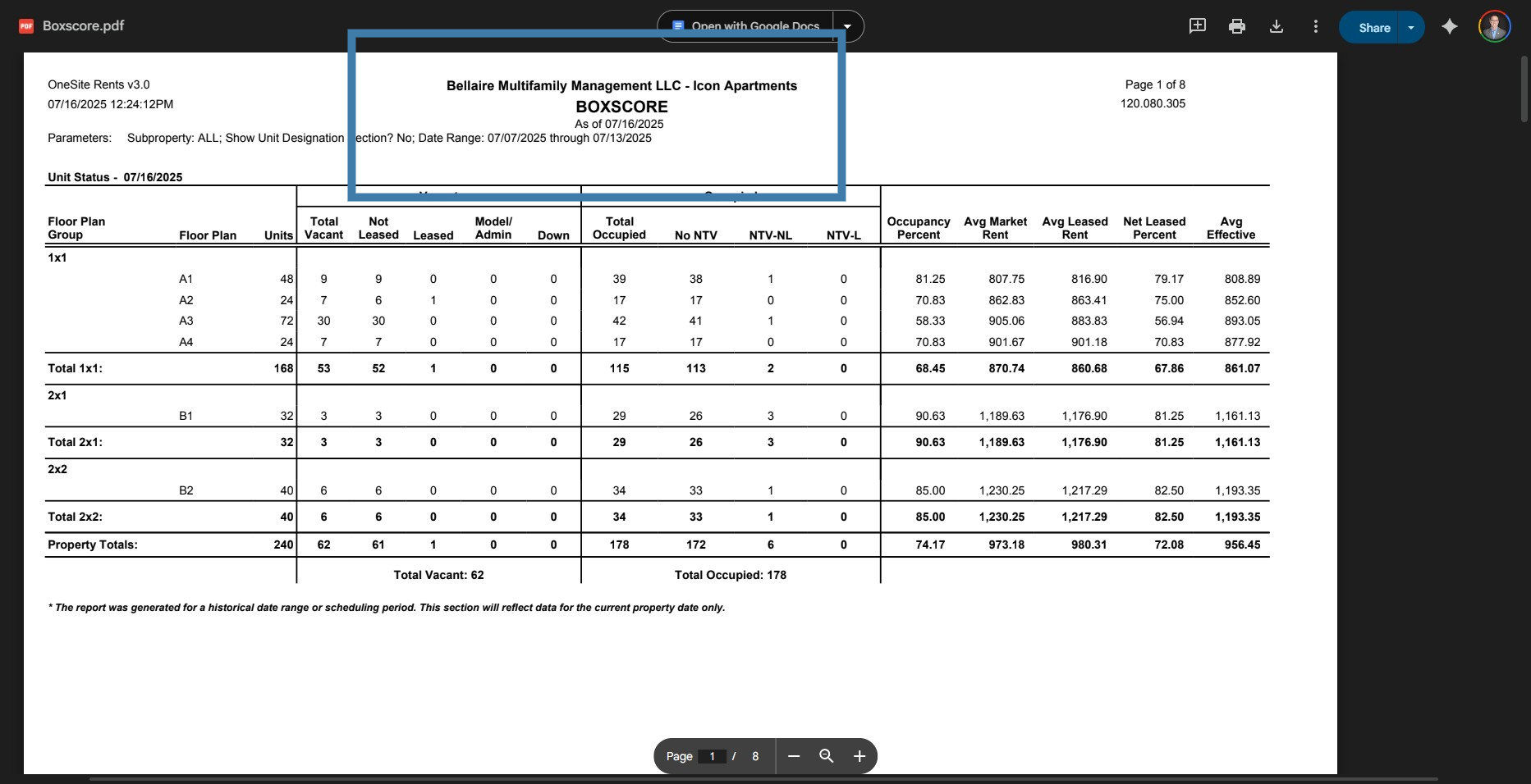 Verify date & property